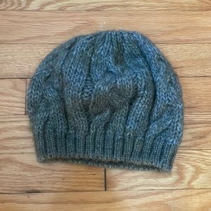 Free People Cozy Wonderland Knit Green Hat